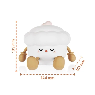 Zopa Silikonová LED noční lampička Muffin