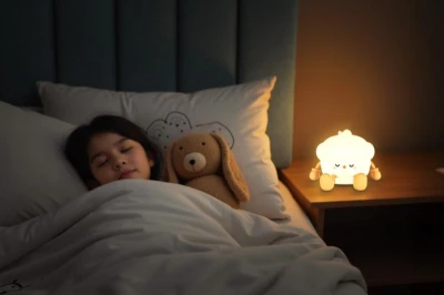 Zopa Silikonová LED noční lampička Muffin