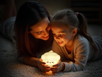 Zopa Silikonová LED noční lampička Muffin