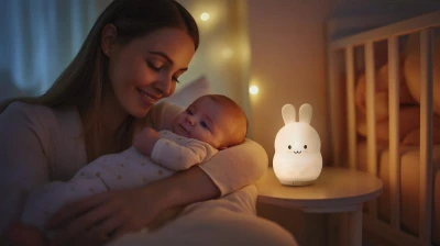 Zopa Silikonová LED noční lampička Owl bílá