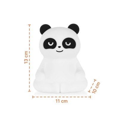 Zopa Silikonová LED noční lampička vel. M Panda