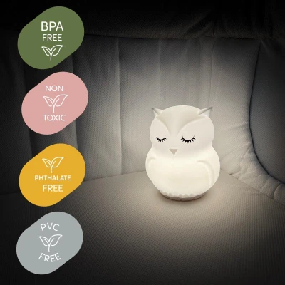 Zopa Silikonová LED noční lampička Rabbit