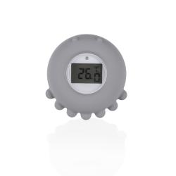 Zopa Silikonový digitální teploměr 2v1 Dove Grey