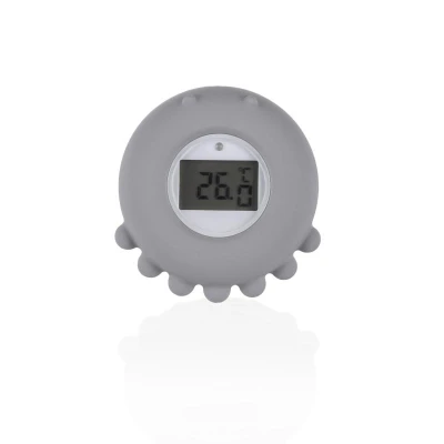 Zopa Silikonový digitální teploměr 2v1 Dove Grey