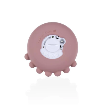 Zopa Silikonový digitální teploměr 2v1 Old Pink