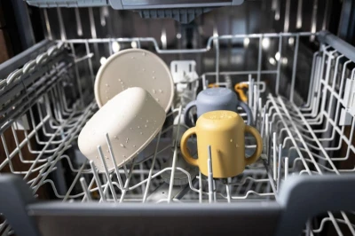 Zopa Silikonový hrníček 2v1 Dove Grey