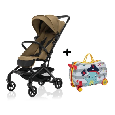 Zopa Sportovní kočárek Jet + kufřík PackRide ZDARMA Latte Beige