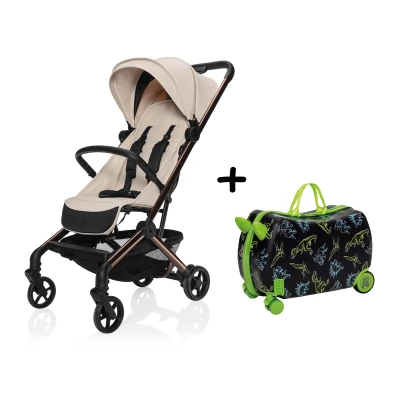 Zopa Sportovní kočárek Jet + kufřík PackRide ZDARMA Quartz Beige
