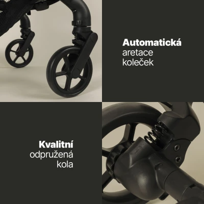 Zopa Sportovní kočárek Jet + kufřík PackRide ZDARMA Quartz Beige