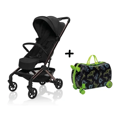 Zopa Sportovní kočárek Jet + kufřík PackRide ZDARMA Quartz Black