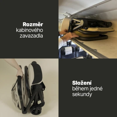 Zopa Sportovní kočárek Jet + kufřík PackRide ZDARMA Toffee Brown