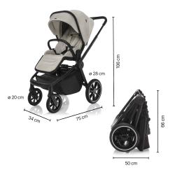 Zopa Sportovní kočárek Move Cross 5 Shade Grey