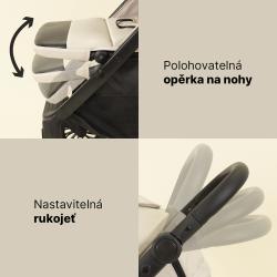 Zopa Sportovní kočárek Moya Ivory Beige