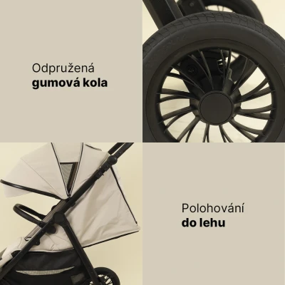 Zopa Sportovní kočárek Moya Ivory Beige