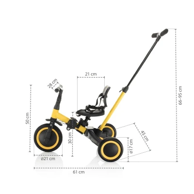 Zopa Tříkolka Razor 3v1 Kodi Bronze