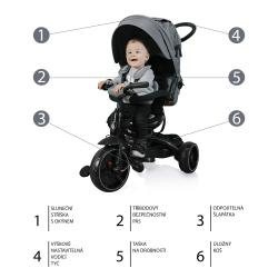 Zopa Tříkolka Citi Trike Foggy Grey