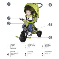 Zopa Tříkolka citiGO Kiwi Green