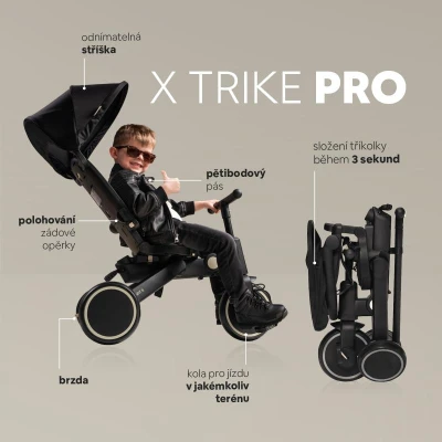 Zopa Tříkolka X Trike Pro Coral Pink