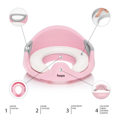 Zopa WC sedátko Coach Blush Pink
