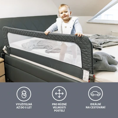 Zopa Zábrana na postel Monna Antracit Grey