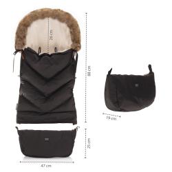 Zopa Zimní fusak Fluffy Combi Old Pink