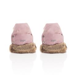 Zopa Zimní rukavice Fluffy 2 Old Pink
