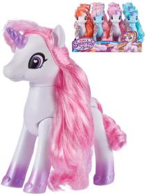 ZURU Sparkle Girlz koník jednorožec dlouhá hříva česací střední 4 barvy