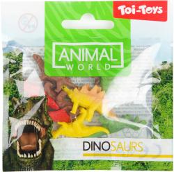 Zvířata 2-3cm plastové figurky mini zvířátka set 8ks sáček 3 druhy