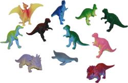 Zvířata dinosauři 7cm plastové figurky zvířátka set 12ks v sáčku
