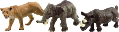 Zvířátko divoké Safari 10cm mini plastová figurka zvířátko 9 druhů