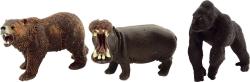 Zvířata divoká Safari 10cm mini plastové figurky zvířátka 9 druhů