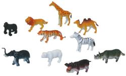 Zvířata divoká Safari 6,5 cm plastové figurky zvířátka set 10ks v sáčku