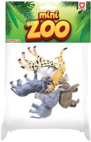 Zvířata divoká Safari 8-10cm plastové figurky zvířátka set 5ks v sáčku