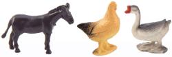 Zvířata domácí farma 4-6cm plastové figurky zvířátka set 12ks v sáčku