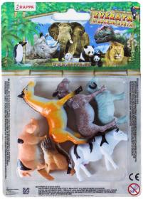 Zvířata domácí farma 5-6cm plastové figurky zvířátka set 6ks blistr