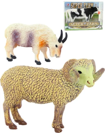 Zvířátko domácí farma 8cm plastová figurka zvířátka 4 druhy Zvířátko domácí farma 8cm plastová figurka zvířátka 4 druhy