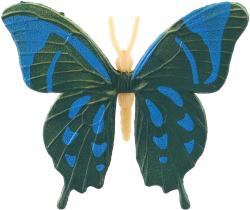 Zvířata motýli 7-8cm plastové figurky zvířátka mix set 12ks v sáčku