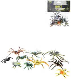 Zvířata pavouk mix 6cm plastové figurky zvířátka set 10ks blistr