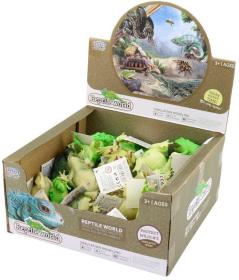 Zvířata žába 8cm plastové figurky zvířátka 4 druhy