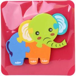 Zvířátka baby puzzle pěnové na podložce do vany do vody 4 druhy