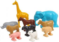 Zvířátka plastové figurky safari + farma set 10ks v sáčku