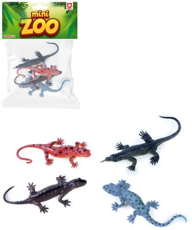 Zvířátko ještěrka set 4ks různé druhy v sáčku Zvířátko ještěrka set 4ks různé druhy v sáčku