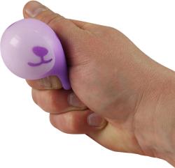 Zvířátko měkké mačkací neonové antistresový míček různé druhy