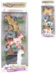 Zvířátko pejsek plastový 7cm II. set 3ks 2 druhy v krabici Zvířátko pejsek plastový 7cm II. set 3ks 2 druhy v krabici