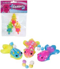 Zvířátko strečové antistresové s flitry set 3ks krokodýl / ryba 2 druhy Zvířátko strečové antistresové s flitry set 3ks krokodýl / ryba 2 druhy