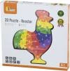 3D puzzle skládačka naučná kohout s písmenky s abecedou 3D puzzle skládačka naučná kohout s písmenky s abecedou