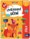 Albi Kvído Zvířátkové učení Čísla naučný sešit se samolepkami