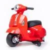 BABY MIX Dětská elektrická motorka Vespa červená BABY MIX Dětská elektrická motorka Vespa červená