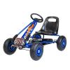 BABY MIX Dětská šlapací motokára Go-kart Razor modrá