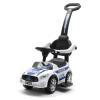 BABY MIX Dětské odrážedlo se zvukem a vodící tyčí POLICE bílé POUZE Bílá (VÝPRODEJ)